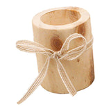 Max Wooden Candle Holder Wooden Centerpiece  For Home Office Bedroom Decor M