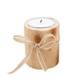 Max Wooden Candle Holder Wooden Centerpiece  For Home Office Bedroom Decor M
