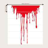 Max 6pcs/set 3D Stairway Decals Blood Riser Sticker Stair Decals Staircase Mural