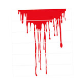 Max 6pcs/set 3D Stairway Decals Blood Riser Sticker Stair Decals Staircase Mural