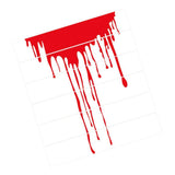 Max 6pcs/set 3D Stairway Decals Blood Riser Sticker Stair Decals Staircase Mural