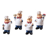 Resin Chef Kitchen Decor Table Centerpiece Figurine Home Collectible Cake