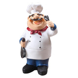 Max Resin Chef Kitchen Decor Table Centerpiece Figurine Home Collectible Spoon