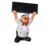 Max Resin Chef Figure Ornament Lovely Chef Photo Props Style03