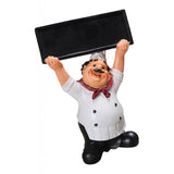 Max Resin Chef Figure Ornament Lovely Chef Photo Props Style03