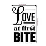 Max PVC Wall Stickers Murals Love At First Bite for Home Decoration