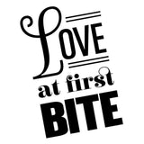 Max PVC Wall Stickers Murals Love At First Bite for Home Decoration