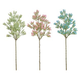 Max Artificial Fake Flowers Plants Spray Baby Breath/Gypsophila 3 Colors  White