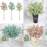 Max Artificial Fake Flowers Plants Spray Baby Breath/Gypsophila 3 Colors  White