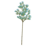 Max Artificial Fake Flowers Plants Spray Baby Breath/Gypsophila 3 Colors  Blue