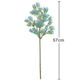 Max Artificial Fake Flowers Plants Spray Baby Breath/Gypsophila 3 Colors  Blue