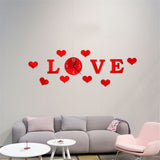 Max Wall Decal Mural Stickers Bedroom Bathroom Living Room DIY Decoration Red