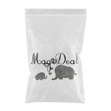 Max Mirror Wall Stickers Heart Elephants Decal DIY Home Room Decoration Black