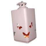 Max Nordic Style Wind Lantern Candlestick Metal Horse Lantern Pink