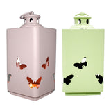 Max Nordic Style Wind Lantern Candlestick Metal Horse Lantern Pink
