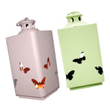 Max Nordic Style Wind Lantern Candlestick Metal Horse Lantern Pink