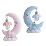 Max Baby Night Light Cute Moon Night Light for Kids Baby Girls  Pink Moon Lamp