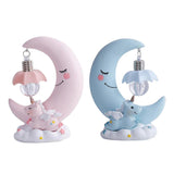 Max Baby Night Light Cute Moon Night Light for Kids Baby Girls  Pink Moon Lamp