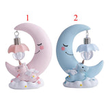 Max Baby Night Light Cute Moon Night Light for Kids Baby Girls  Pink Moon Lamp