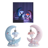 Max Baby Night Light Cute Moon Night Light for Kids Baby Girls  Pink Moon Lamp