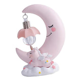 Max Baby Night Light Cute Moon Night Light for Kids Baby Girls  Pink Moon Lamp