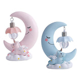 Max Baby Night Light Cute Moon Night Light for Kids Baby Girls  Pink Moon Lamp