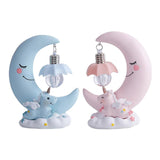Max Baby Night Light Cute Moon Night Light for Kids Baby Girls  Pink Moon Lamp