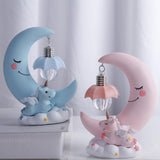 Max Baby Night Light Cute Moon Night Light for Kids Baby Girls  Blue Moon Lamp