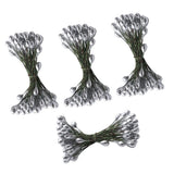 Max 200pcs Artificial Double Head Berries DIY Craft Silver