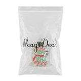 Max Christmas Theme Cloth Drawstring Gift Bags Pouches 50x70cm Letters Snowman