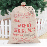 Max Christmas Theme Cloth Drawstring Gift Bags Pouches 50x70cm HOHO
