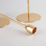 Max Pillar Candle Holder Tabletop Candlestick for Desktop Dinner Decor M
