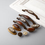 Max Europe Style Vintage Carved Patterns Door Cabinet Drawer Pull Handle Knob 4