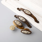 Max Europe Style Vintage Carved Patterns Door Cabinet Drawer Pull Handle Knob 4