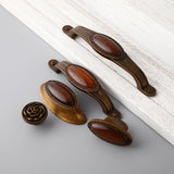 Max Europe Style Vintage Carved Patterns Door Cabinet Drawer Pull Handle Knob 5