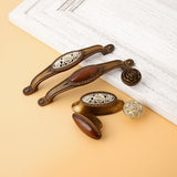 Max Europe Style Vintage Carved Patterns Door Cabinet Drawer Pull Handle Knob 5