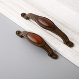 Max Europe Style Vintage Carved Patterns Door Cabinet Drawer Pull Handle Knob 7