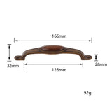Max Europe Style Vintage Carved Patterns Door Cabinet Drawer Pull Handle Knob 8