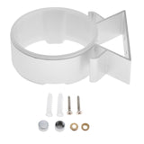 Max Small Room Hair Dryer Holder Adhesive Wall Mount Organizer Easy To Install