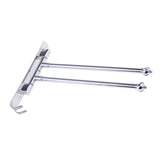 Max Stainless Steel swivel Bathroom towel bars hotel towel hangers 2 Bars