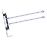 Max Stainless Steel swivel Bathroom towel bars hotel towel hangers 2 Bars