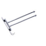 Max Stainless Steel swivel Bathroom towel bars hotel towel hangers 2 Bars