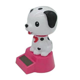 Max Solar Powered Puppy Figurine Model Dancing Toy Car Ornaments Kids Gift Toys