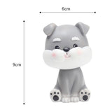 Max Cartoon Cute Dog Car Shaking Head Doll Bulldog Car Dashboard Table Decor 04