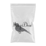 Max Lifelike Artificial Feathered Birds Crow Garden Halloween Decor Photo Props
