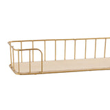 Max Golden Metal Wire Wall Mounted Storage Basket, 2 set, Large & Small