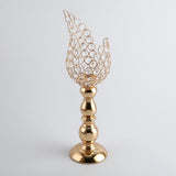 Max Petal Mosaic Candle Holder Table Candlestick Stand for Home Decor 12x12x42cm