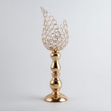 Max Petal Mosaic Candle Holder Table Candlestick Stand for Home Decor 12x12x42cm