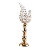 Max Petal Mosaic Candle Holder Table Candlestick Stand for Home Decor 12x12x42cm