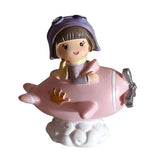 Max Couple Navy Thousand Paper Crane Resin Decoration Pilot Girl